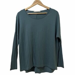 Peruvian Connection Pima Cotton Blend Casual Top Size S‎ Blue Capsule Leisure